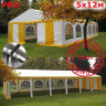 Шатер Giza Garden Pro 5 х 12 м в Барнауле