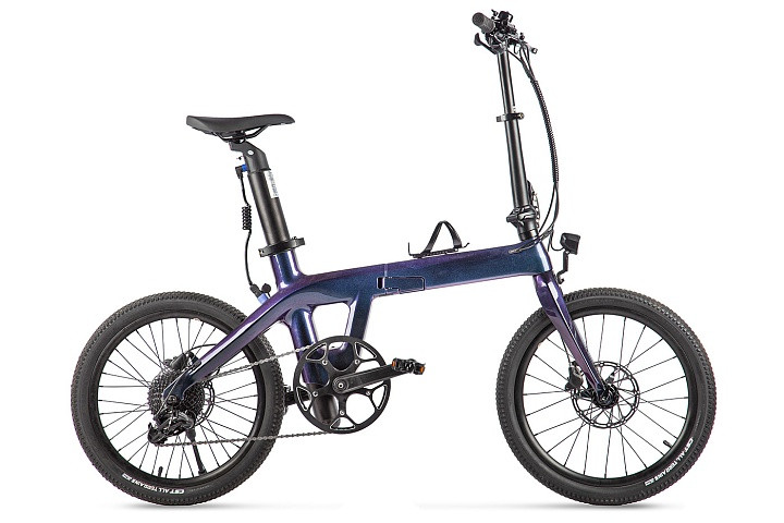 Электровелосипед складной Carbon 20" Sporto в Барнауле