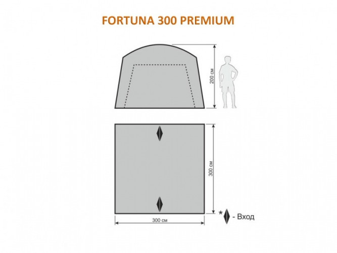 Шатер-тент World of Maverick FORTUNA 300 Premium в Барнауле