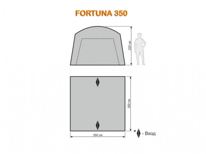 Шатер-тент World of Maverick FORTUNA 350 в Барнауле