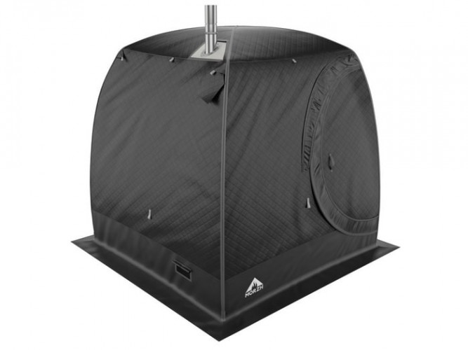 Мобильная баня-палатка МОРЖ LUX черный в Барнауле